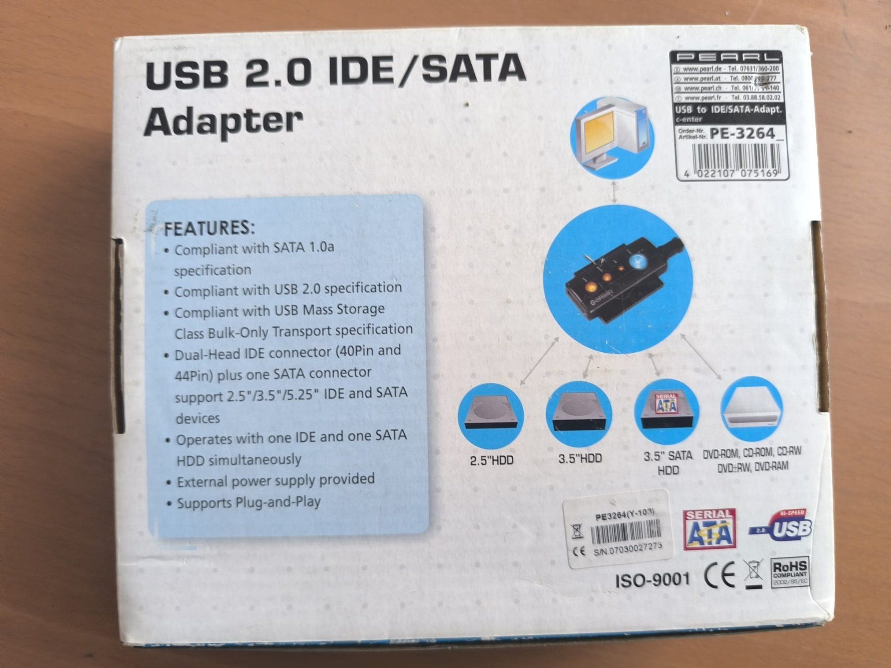 Laufwerke & Adapter: USB / IDE SATA ADAPTER MIT KABELN – Gebraucht aus Koppigen von mic_v7ms 1