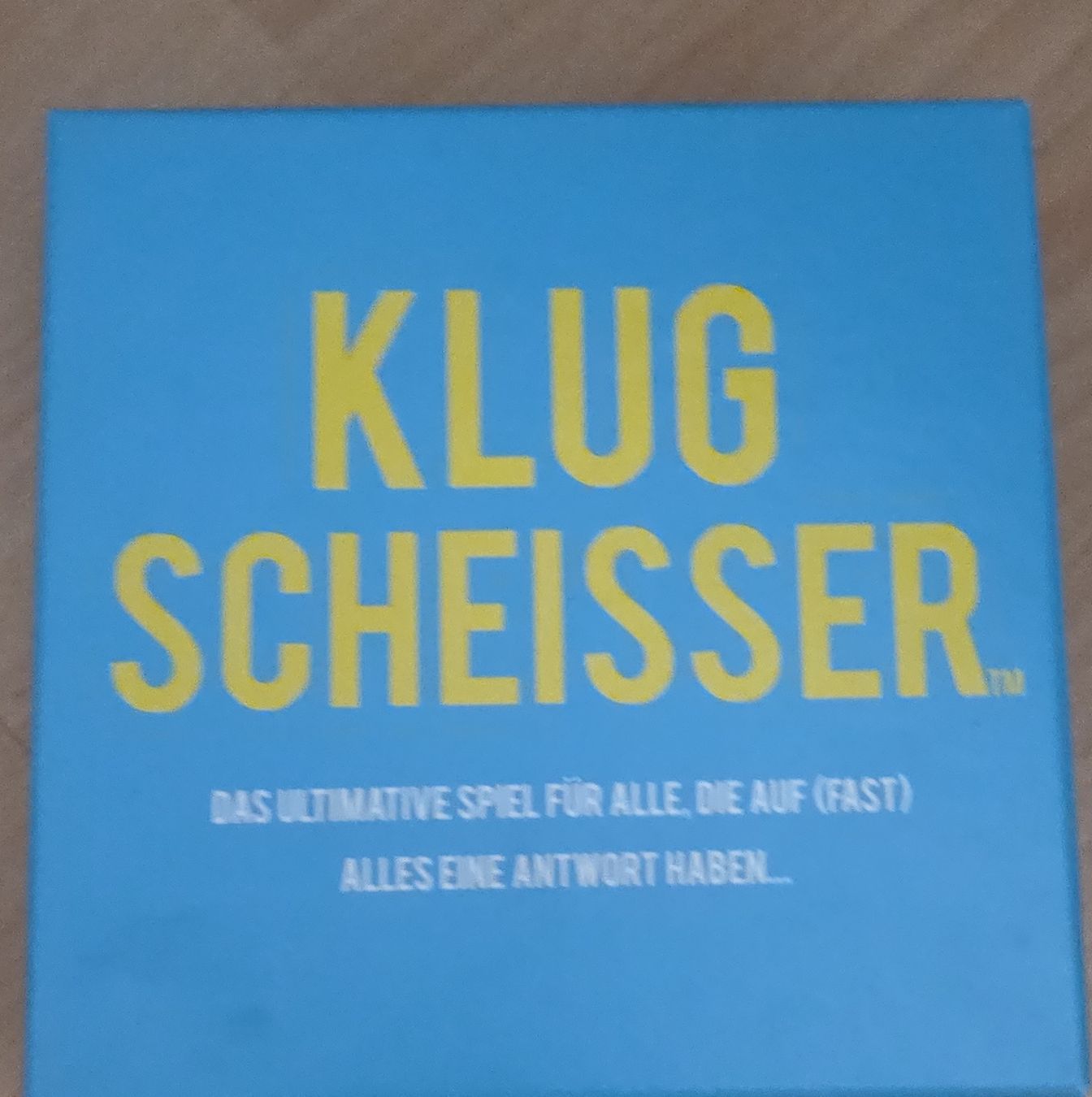 Giochi: KLUG SCHEISSER Das ultimative Spiel  – Nuovo (secondo la descrizione) da Burgdorf venduto da Kiki--Nova