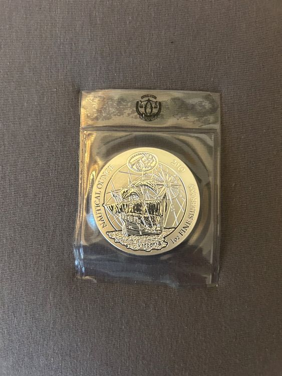 1 ONCE RWANDA NAUTIQUE VICTORIA 2019 EN ARGENT (Neuf avec emballage d ...