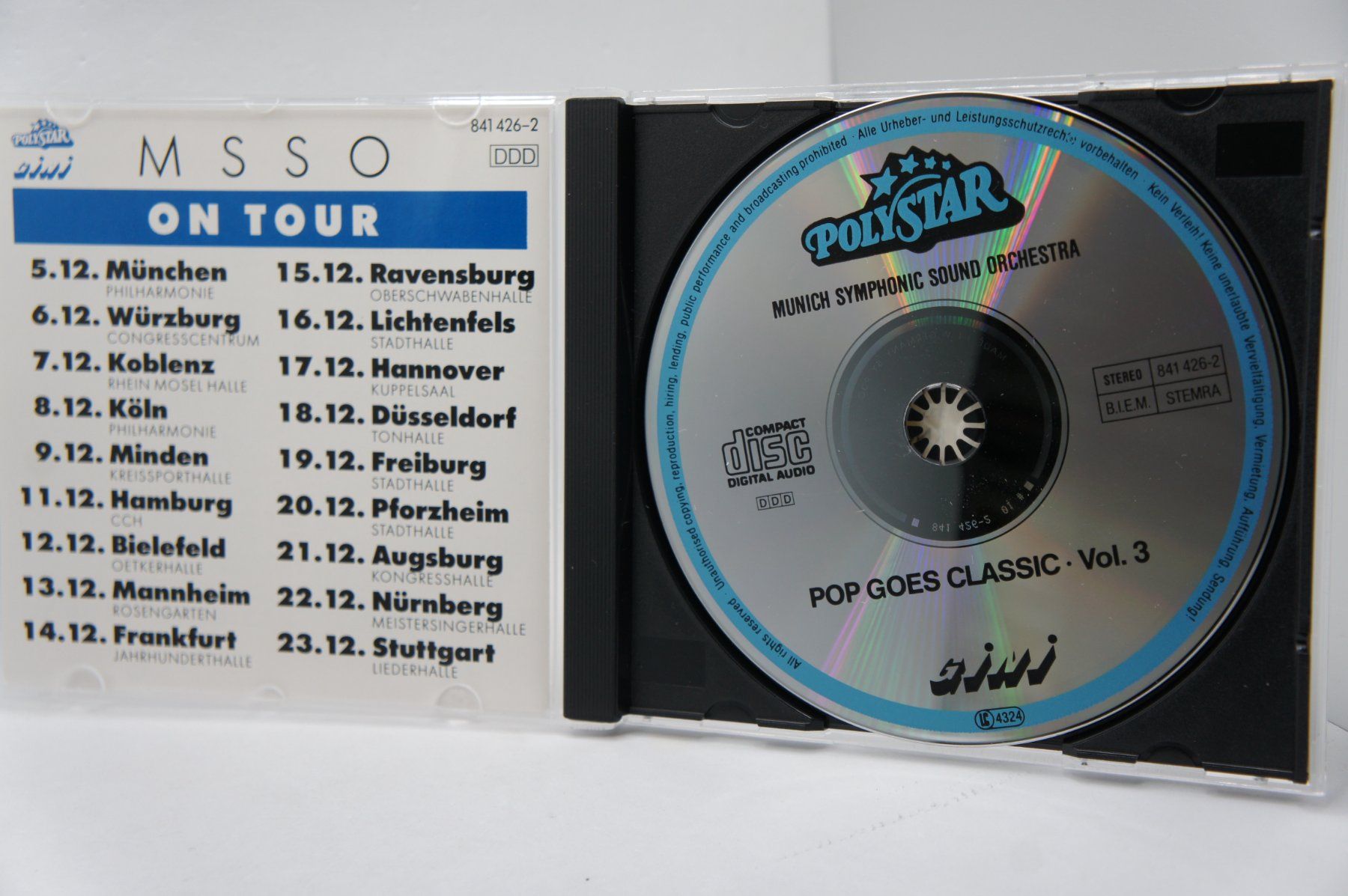 CD: 3 CDs MSSO Pop Goes Classic 2-4 ABBA Queen Michael Jackson – Usato da Ernetschwil venduto da luisvonerni 6