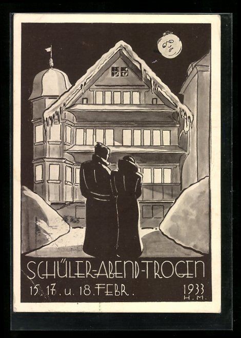 Cartes postales: Trogen, Schüler-Abend 1933, studentisch – D'occasion à Berlin par bartko-reher
