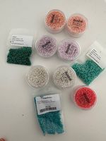 Perline tube colori assortiti  2mm - Tube Beads, Assorted Co