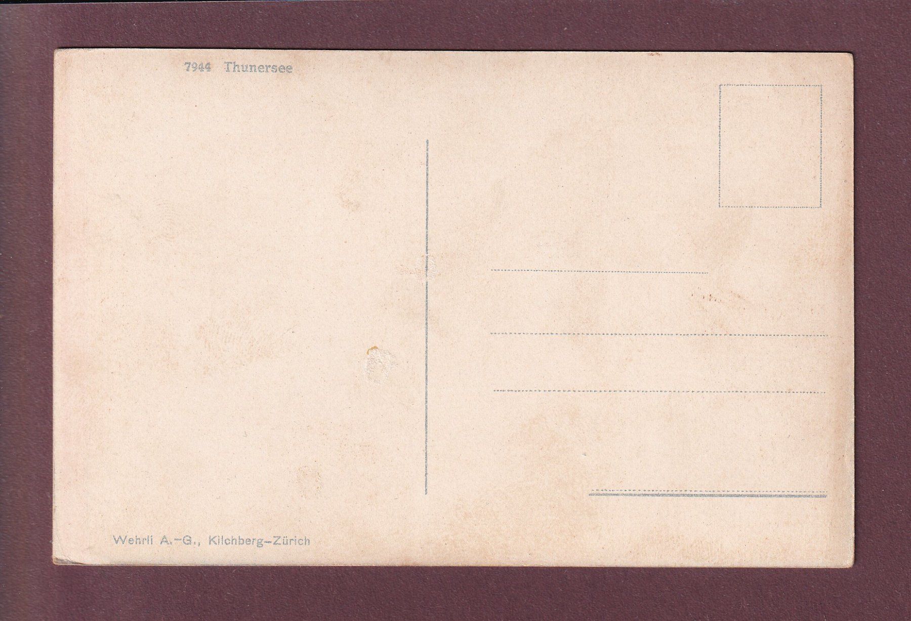 Cartoline postali: THUNERSEE und Umgebung - Vogelschau – Usato da Pully venduto da nicecards 1