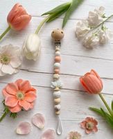 Handgefertigte Nuggikette *White blossom*