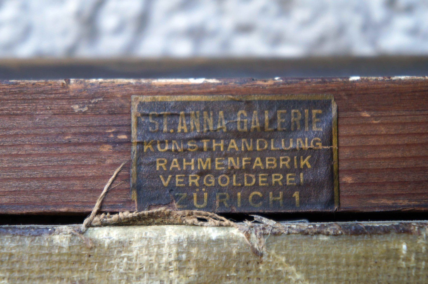 Dipinti: Gebirgsbach, Oelgemälde – Usato da Zürich venduto da Beach59 4