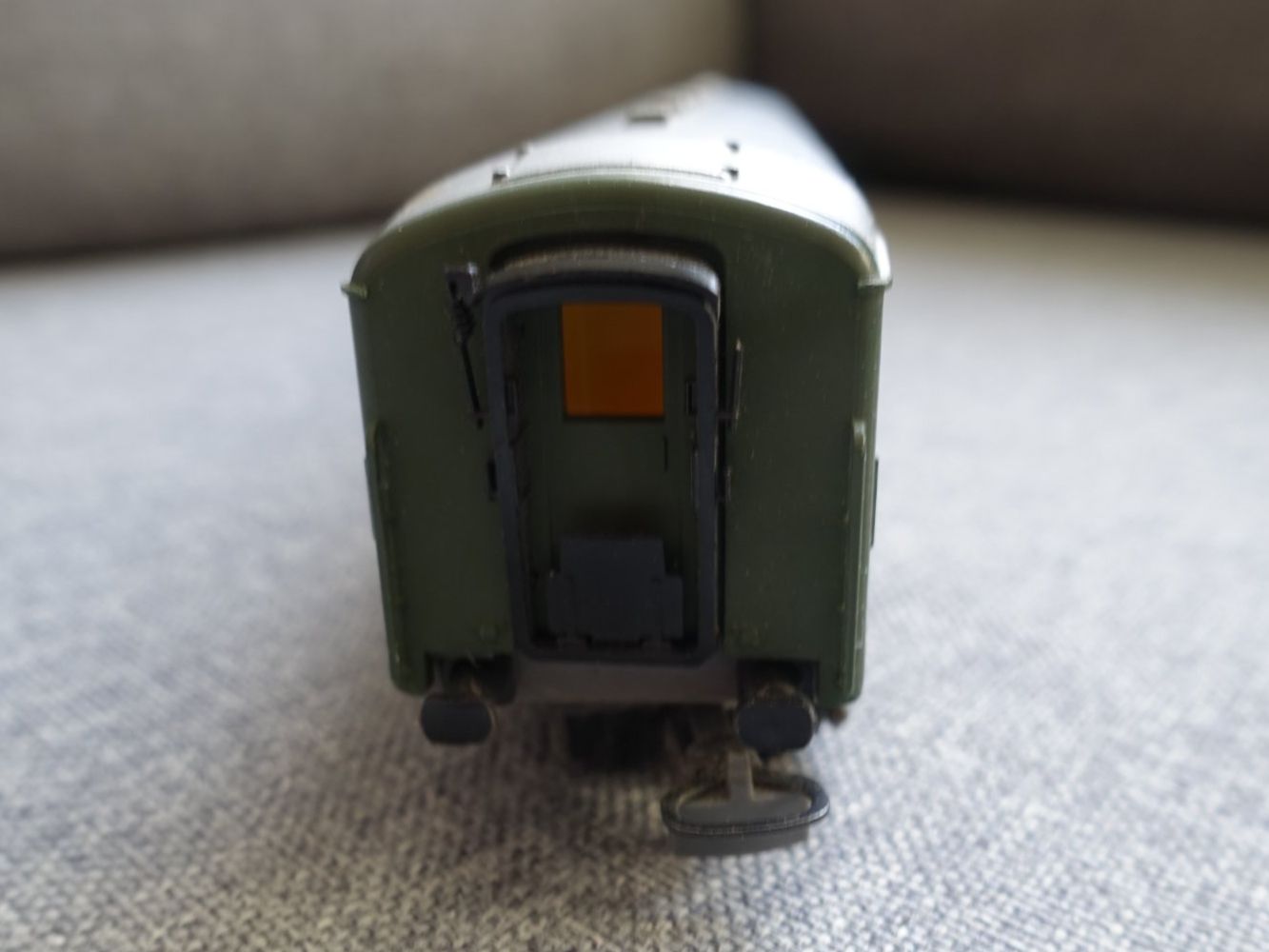 Kleinbahn Modellini di ferrovie: KLEINBAHN No. 393 SBB Steuerwagen AB4 - HO – Usato da Wallbach venduto da Sarrows 5