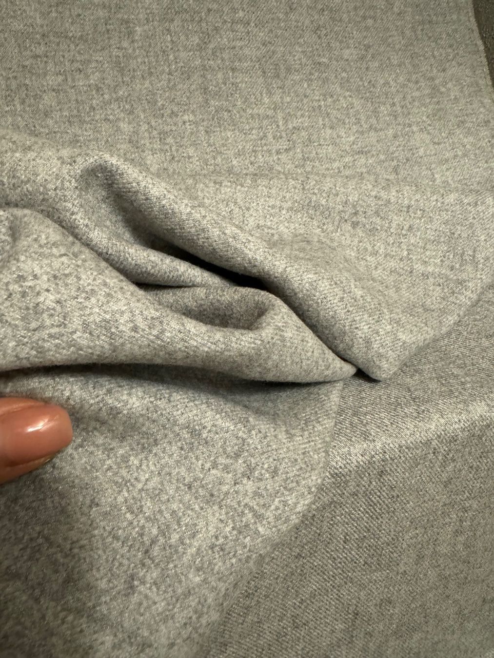 Stoffe: Kaschmir Stoff Meterware Wolle Mantel Blazer Anzug grau – Neu (gemäss Beschreibung) aus Faulensee von Liebes_Kind_2019 3