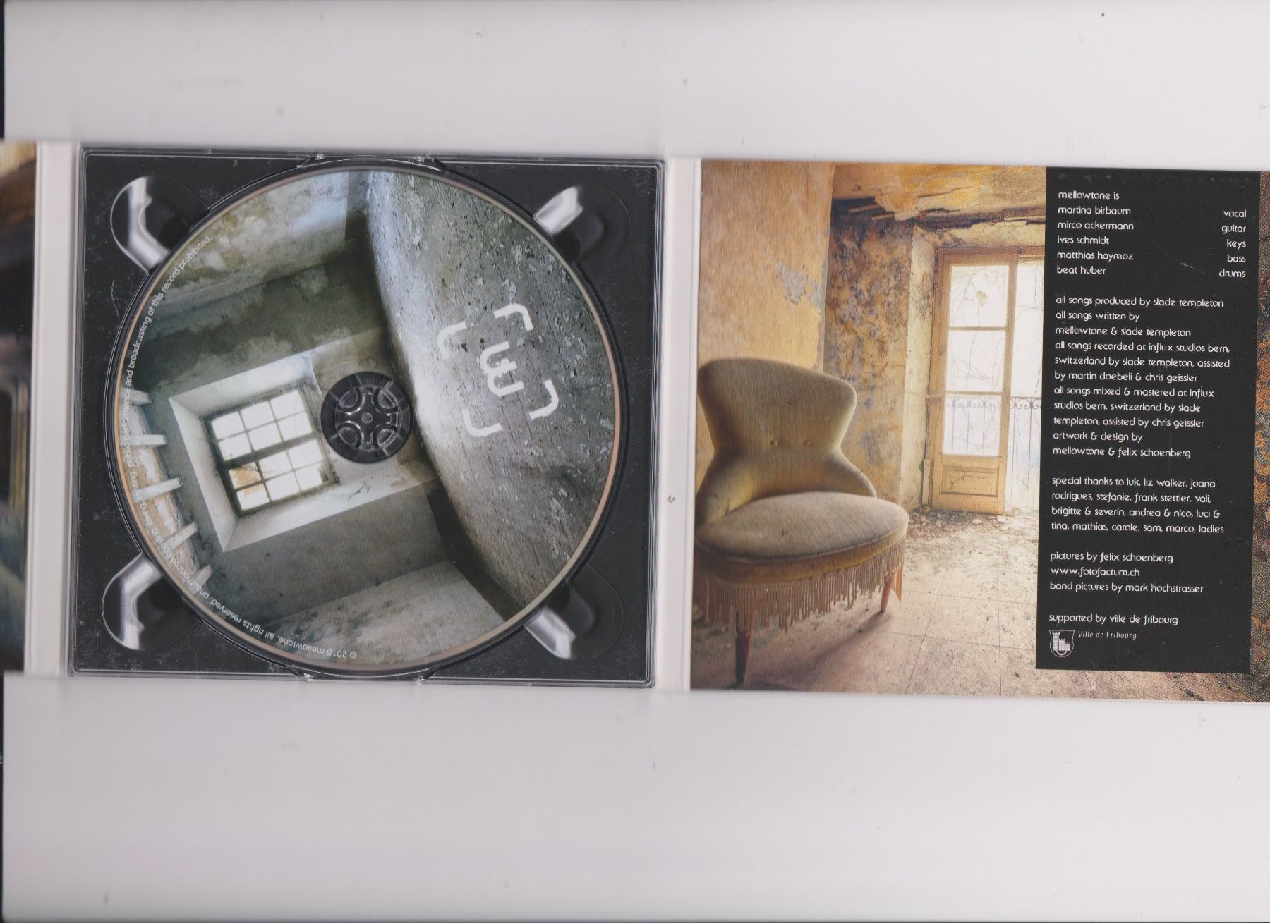 CD: CD Broken Rooms - Mellowtone - Swiss rock – Usato da Bex venduto da Canouille 2