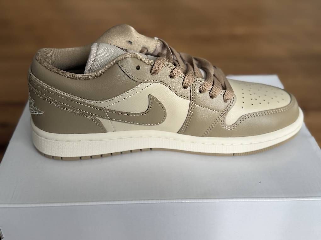 Jordan 1 Low Rattan Desert Camo-Sail / WMNS / Neu / Sneaker (Gebraucht ...