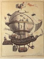 1994 EUROPA MARKE Stratosphäre-Ballon ZNr.864 (O) 4er-Block