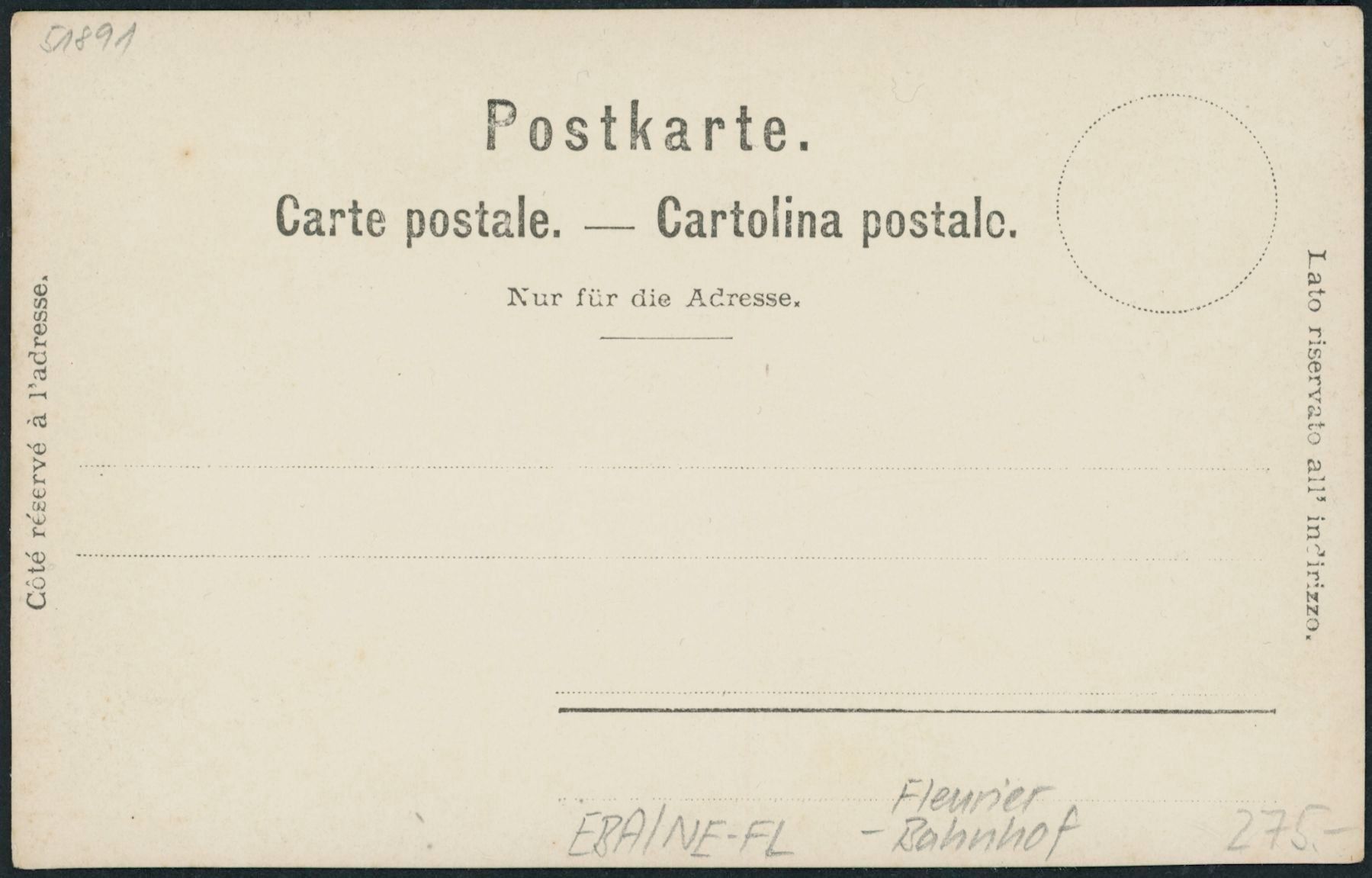 Cartoline postali: NE Fleurier - Bahnhof - Bahn – Nuovo (secondo la descrizione) da Schindellegi venduto da leecollect 1