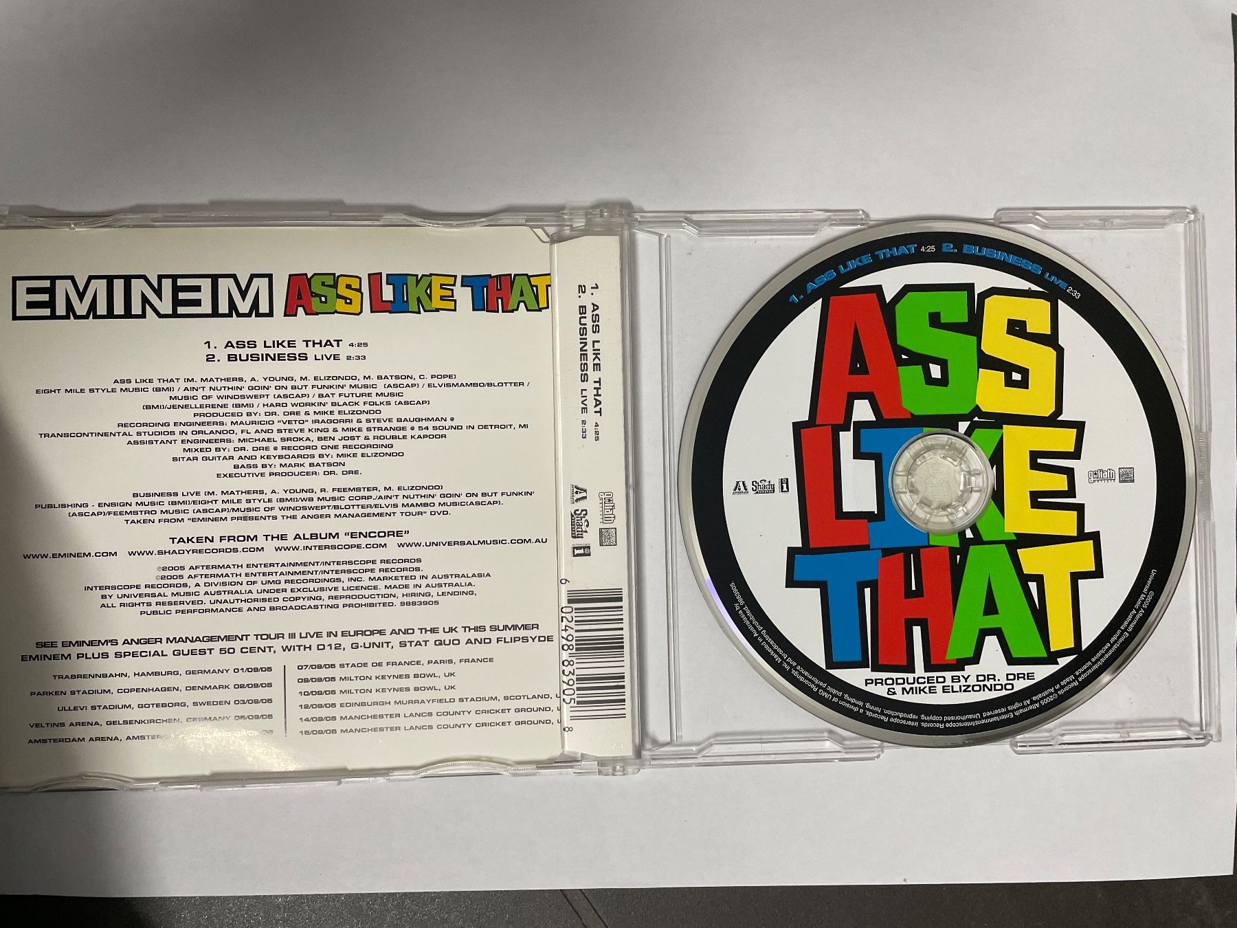 CD: Eminem - Ass like that - single – Usato da Döttingen venduto da Rabbitred 1