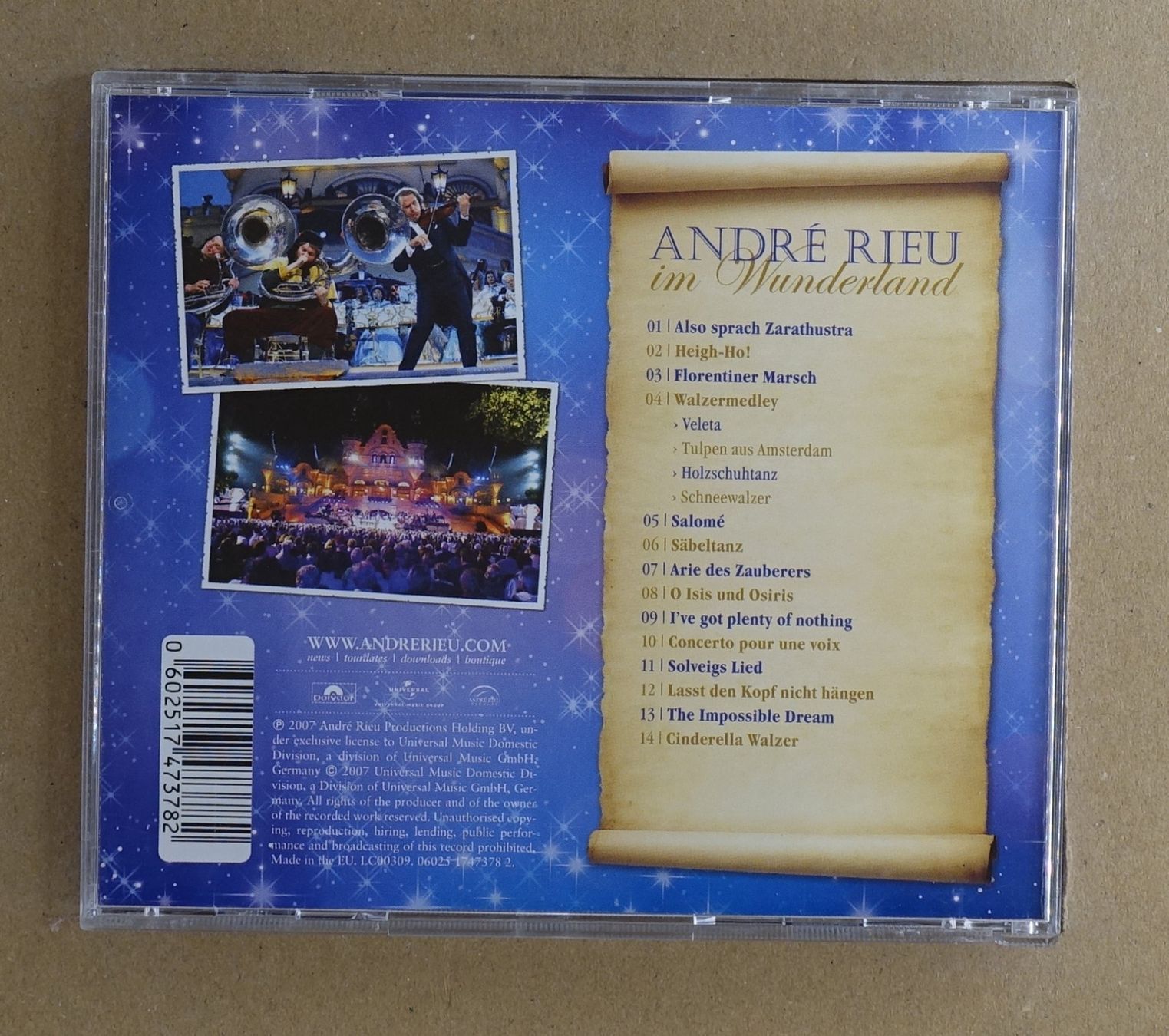 CDs: André Rieu im Wunderland - T1 – Gebraucht aus Sessa von fraenklishop 1