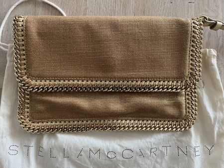Stella McCartney Clutch, goldfarben, neuwertig!