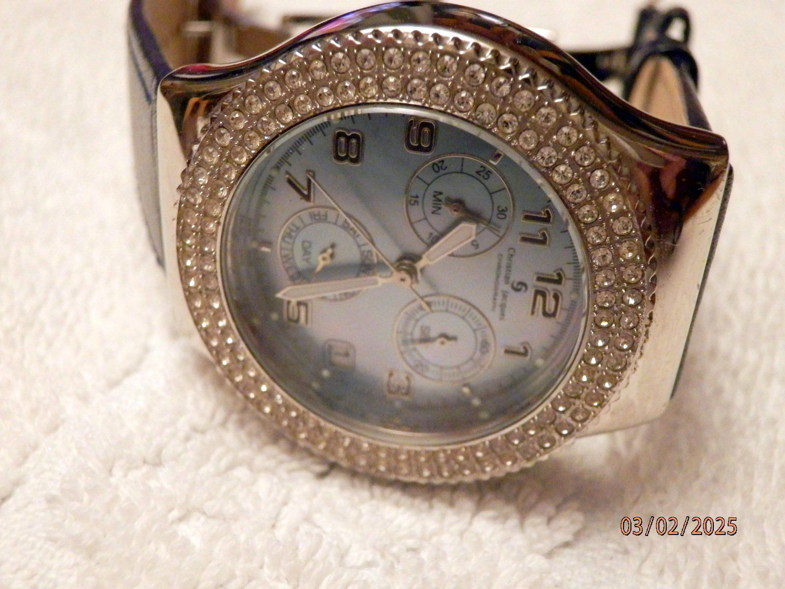 Orologi: Christian Jacques, Chronograph, Quartz, mit 120 Sirkonen – Usato da Ueberstorf venduto da dinbau 6