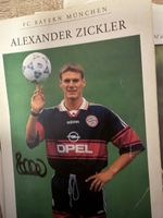 FC Bayern München Alexander Zickler Poster mit Unterschrift