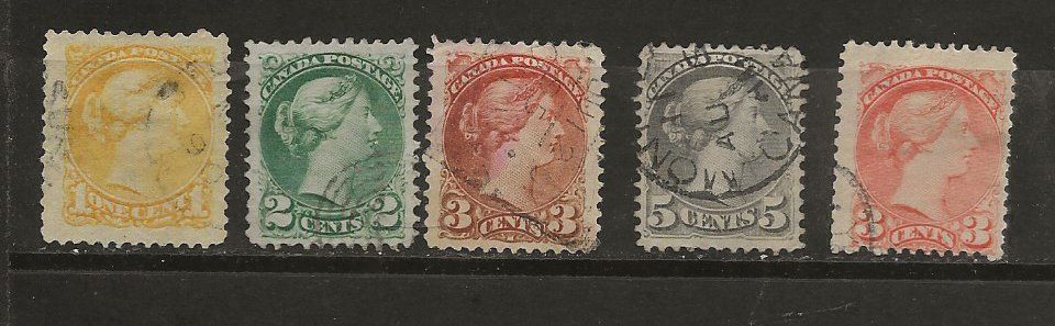 Tutti i francobolli: Canada Lot 02 1870 .. – Usato da Sion venduto da PierreP01