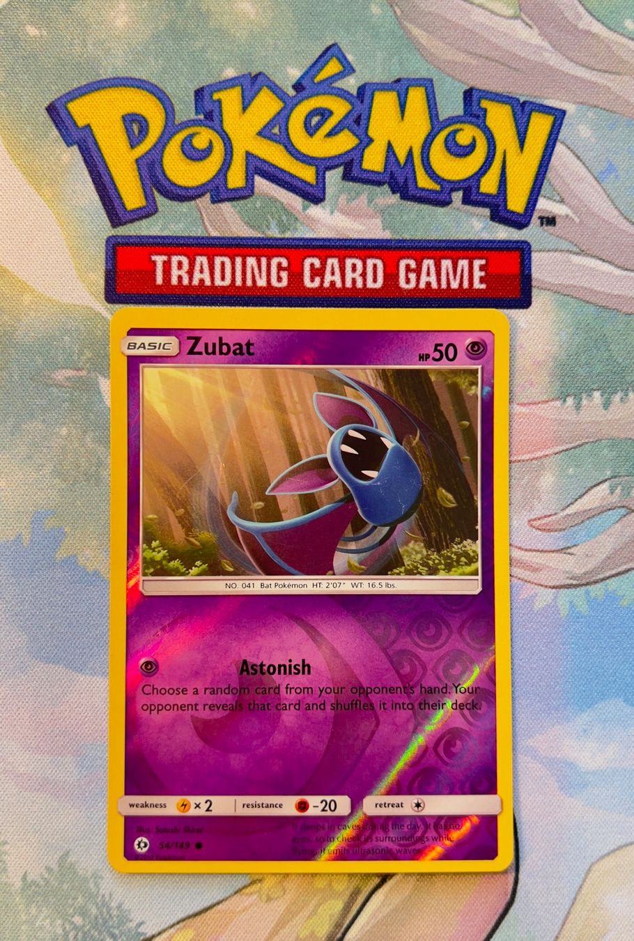 Cartoline: Zubat Reverse Holo Sonne & Mond 54/149 – Usato da Sempach venduto da R-G