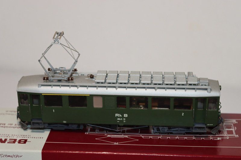 Bemo Modelleisenbahnen: Bemo RhB ABe 4/4 31 ( 423 ) – Gebraucht aus Kerzers von Winu64 3