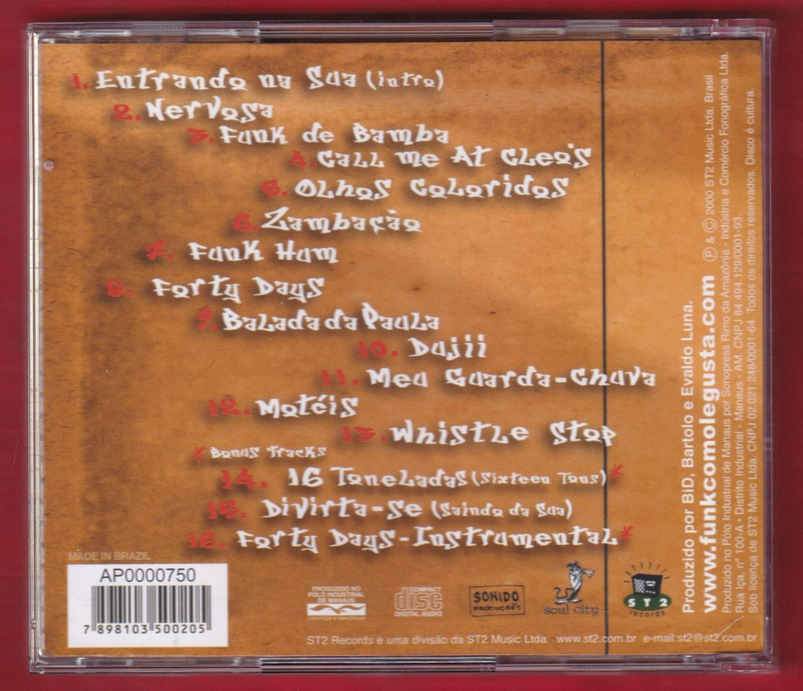 CD: Funk Como Le Gusta - Roda De Funk (CD) – Usato da Zürich venduto da Pfluftl2000 1