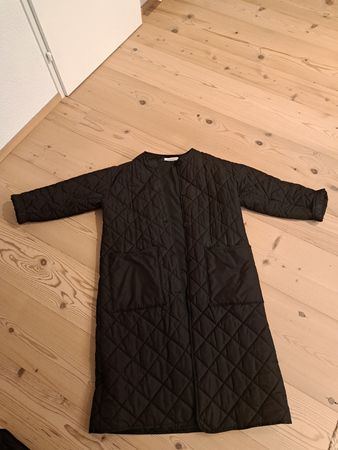 Rodebjer Steppmantel XS, schwarz