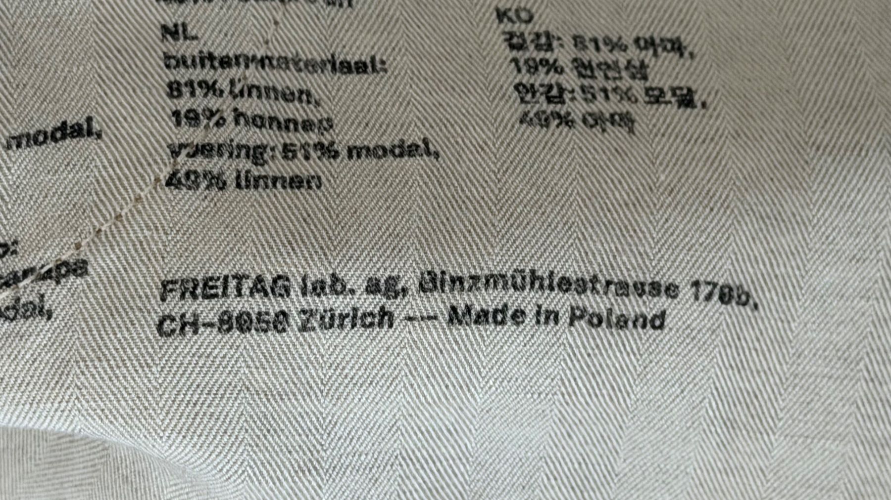 Freitag Pantaloni: Leinen/Hanf-Hose von Freitag – Nuovo (secondo la descrizione) da Steinhausen venduto da MannvonWelt 5