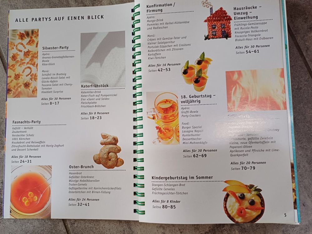Bücher: Kochbuch / Rezepte 'Party-Time' v. SAISON-KÜCHE – Gebraucht aus Entlebuch von Waldschratt65 2