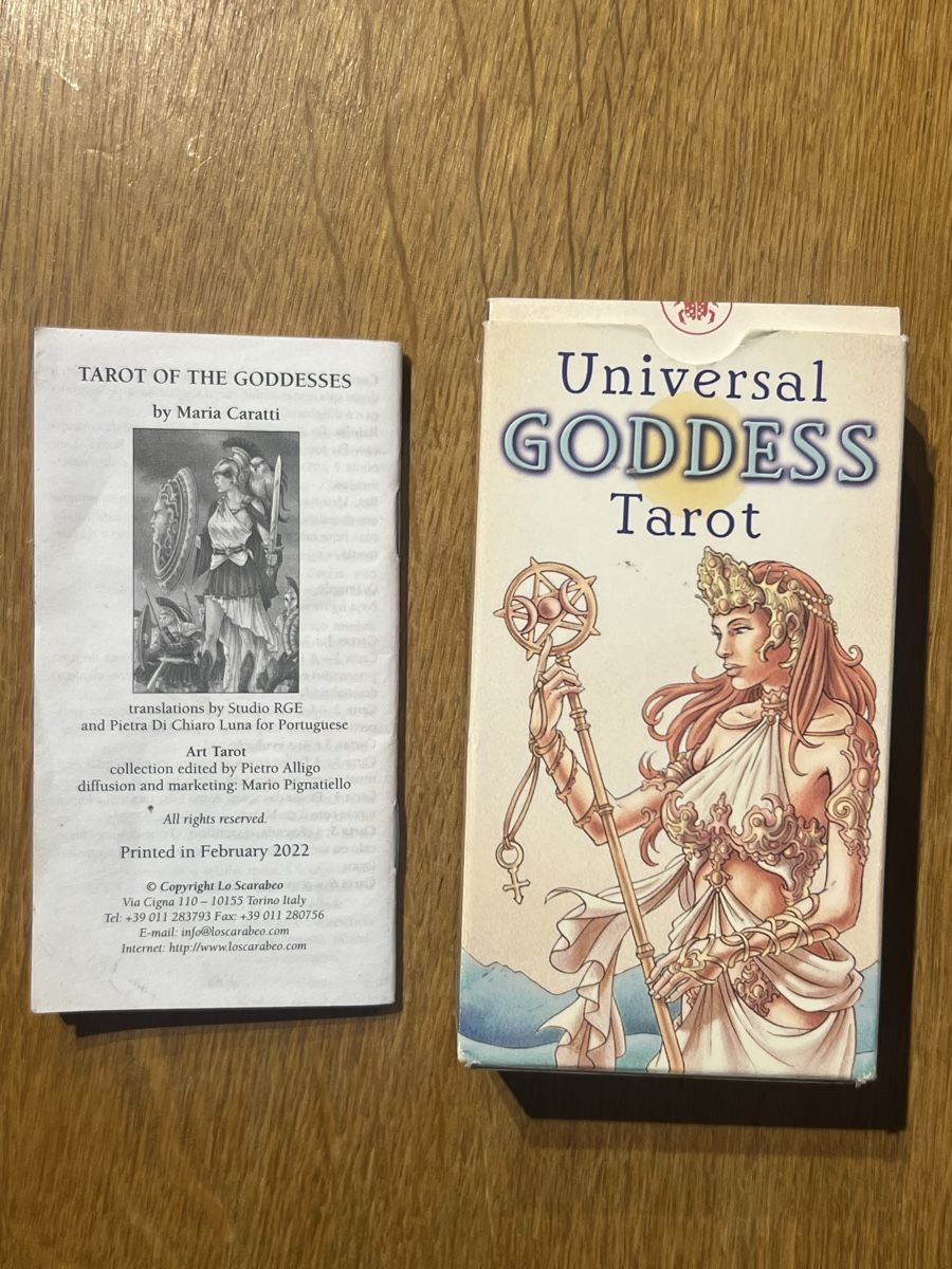 Giochi: Tarot der Göttinnen Universal Goddess – Usato da Bad Zurzach venduto da Hexe_99 1