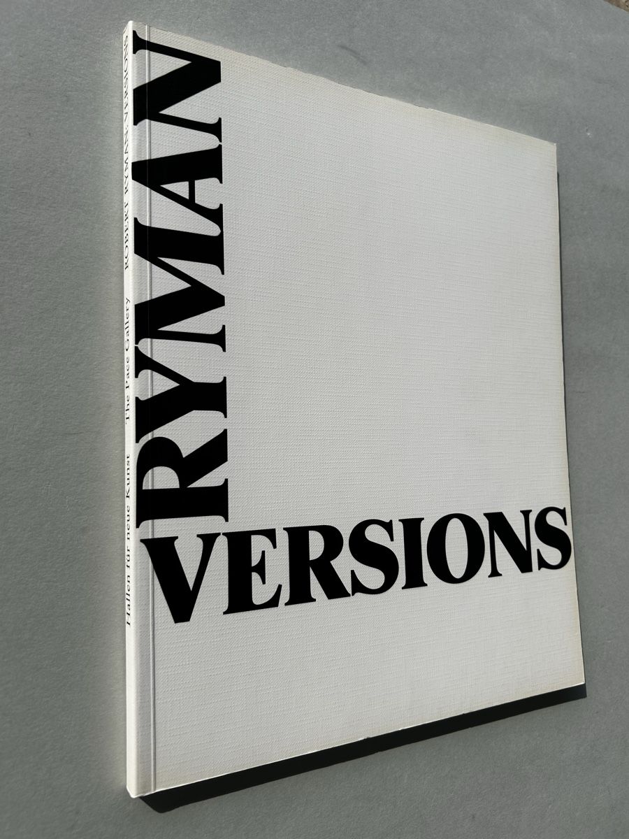 Libri: Robert Ryman Versions - Art Exhibition Catalog - 1992! pace – Usato da Zürich venduto da Coffeetable88