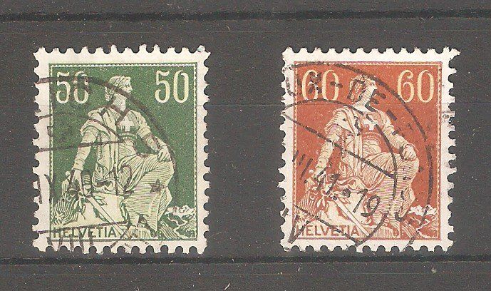 Tutti i francobolli: 113y + 140y Kreidepapier  gest. – Usato da Lausanne venduto da Whorvath