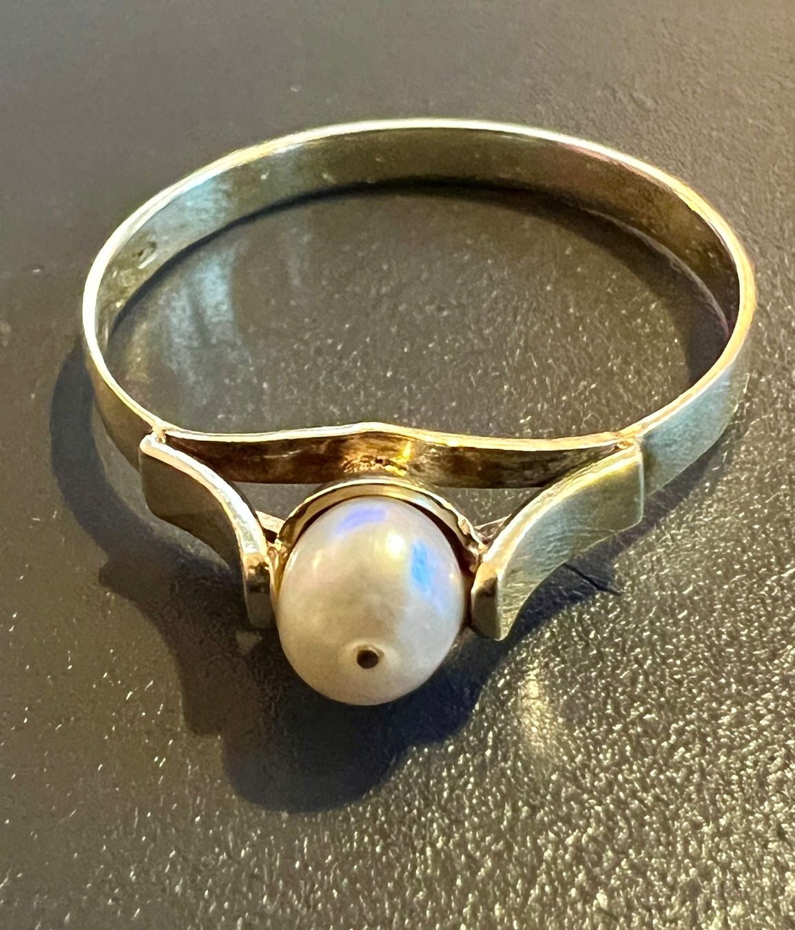 Anelli: Gold-Ring 14K mit Perle – Usato da Chur venduto da Penting1935 4