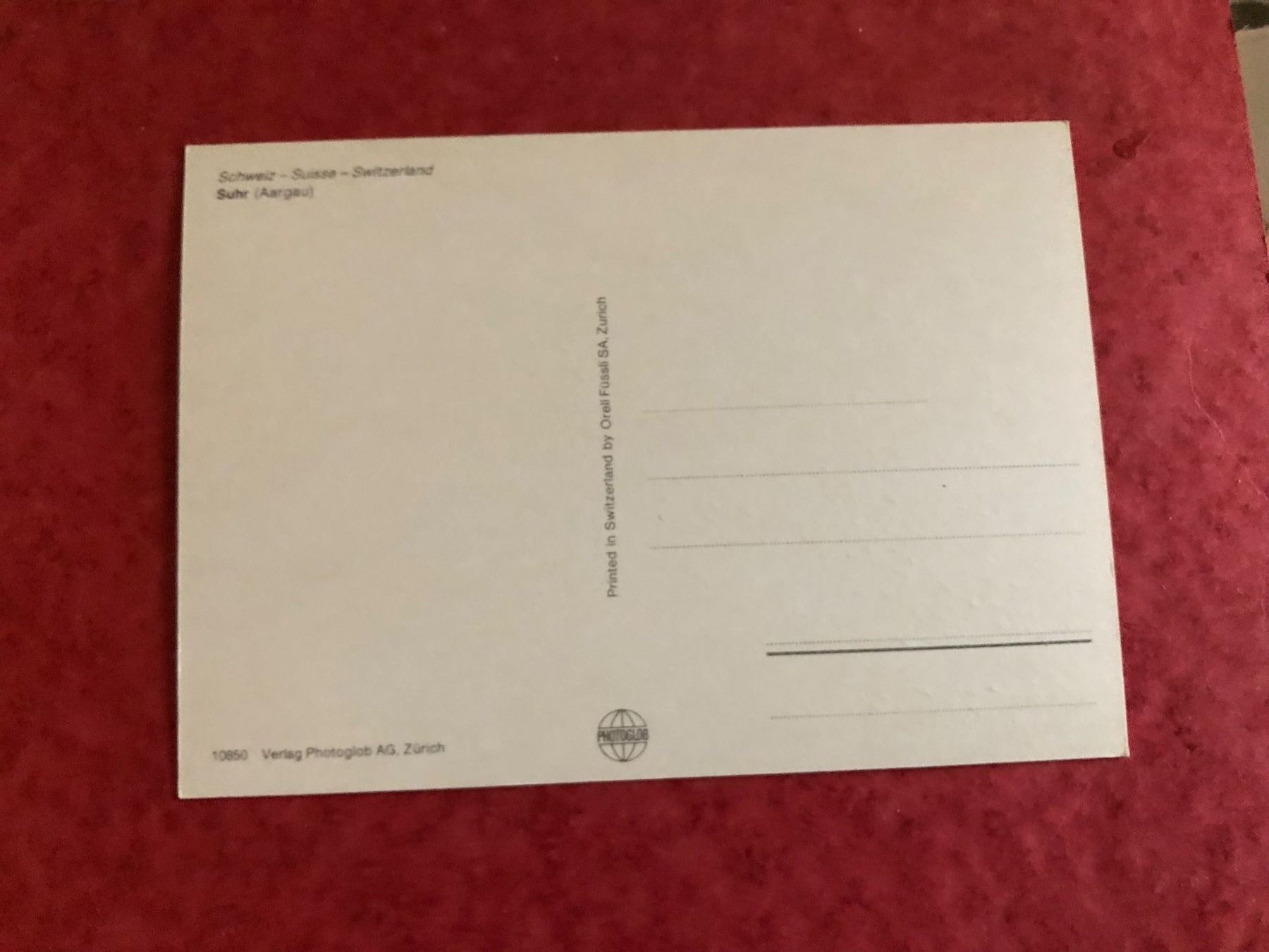 Cartoline postali: Suhr Aargau mehrbildrig – Usato da Küttigen venduto da Melisch1000 1