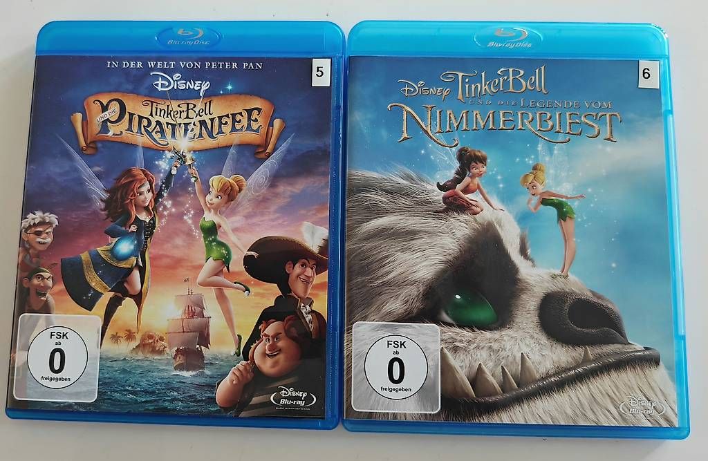 Tutti i DVDs: TinkerBell 1 - 6 (BlueRay) – Usato da Volketswil venduto da Blausterne
