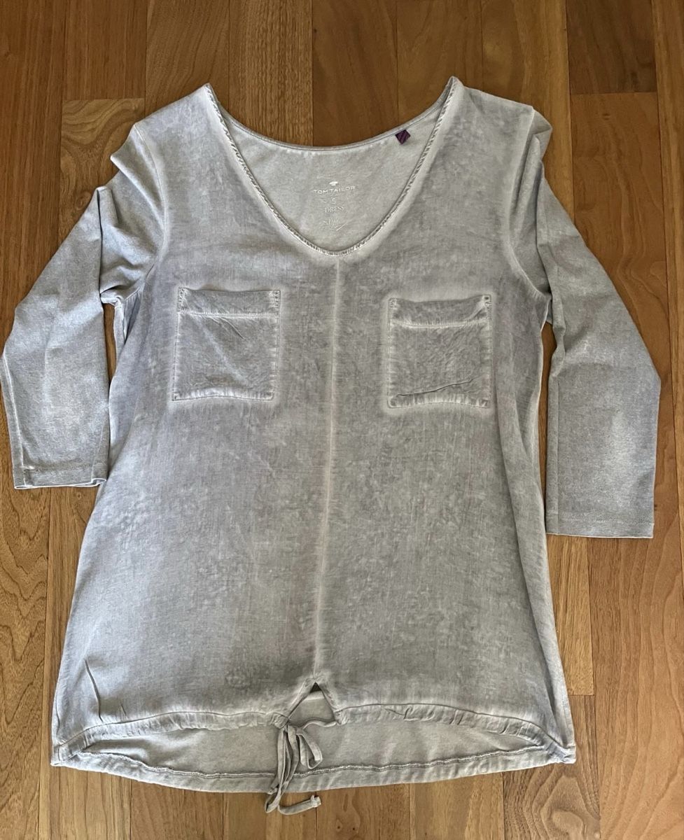 Tom Tailor Blusen: Tom Tailor Bluse hellgrau – Gebraucht aus Stallikon von shop100
