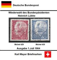 Wiederwahl des Bundespräsidenten Heinrich Lübcke