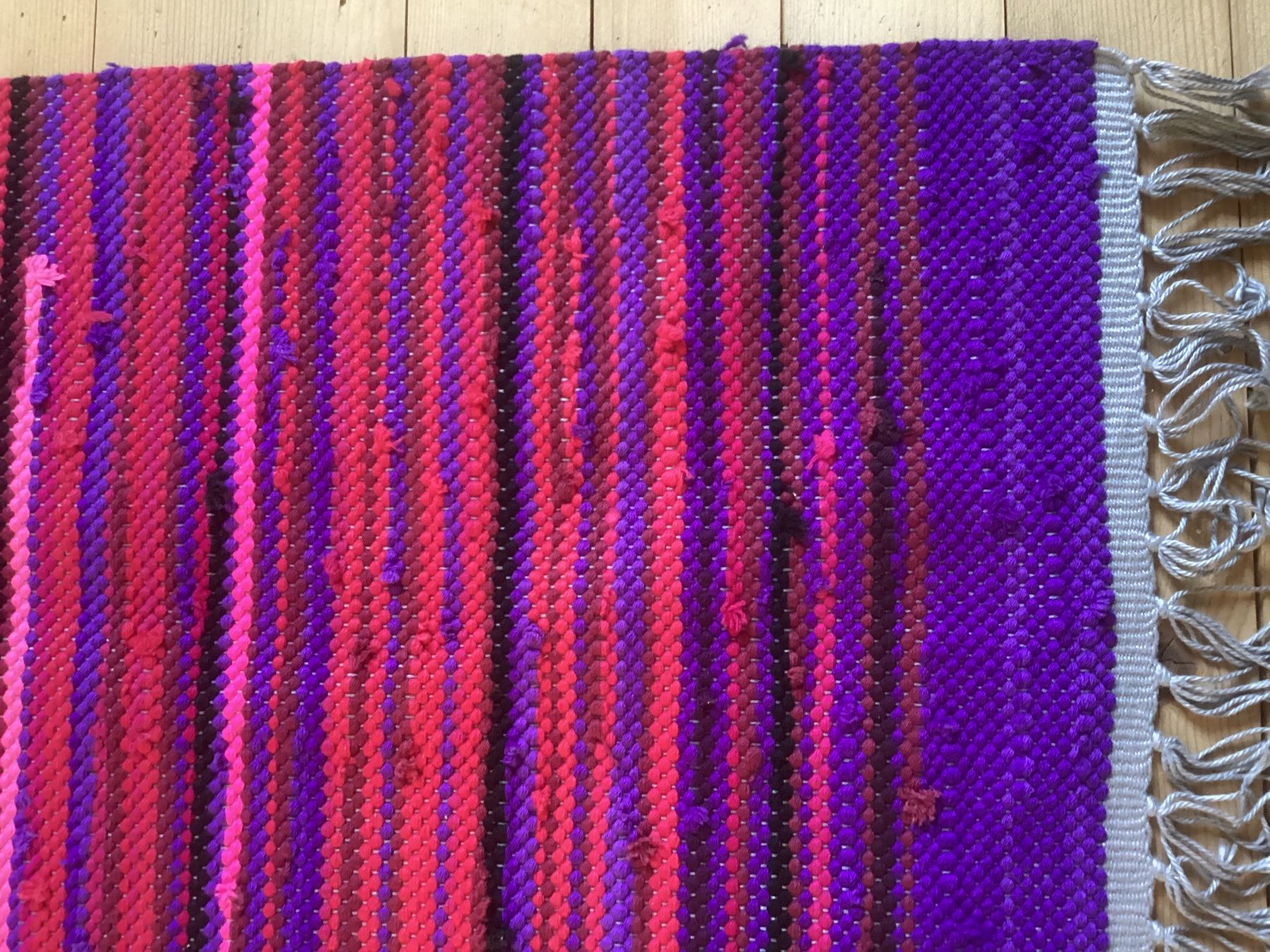 Tappeti: Schöner Handwebteppich: :Läufer pink, violet – Nuovo (secondo la descrizione) da Muttenz venduto da bar_ws7n 1