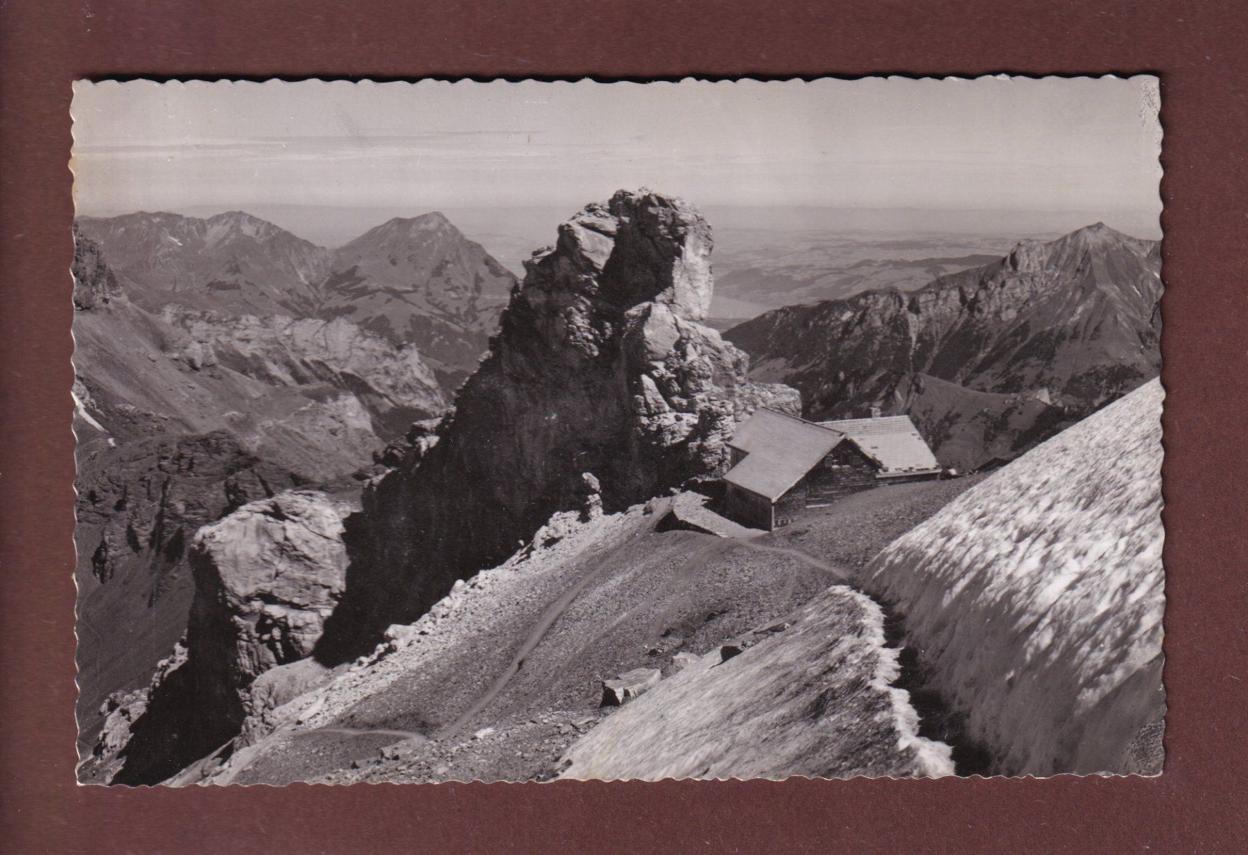 Cartoline postali: HOHTÜRLIHÜTTE - 1947 – Usato da Pully venduto da nicecards
