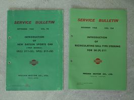 Datsun Roadster / Nissan Fairlady SR/SP311 Service Bulletins