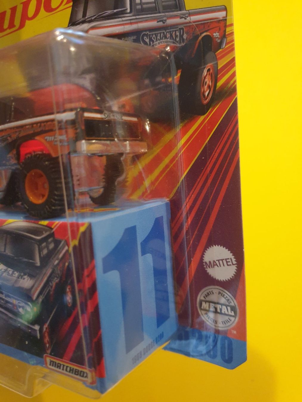 Matchbox Modellini d'auto: Matchbox 1968 DODGE D200 – Nuovo e nell'imballaggio originale da Oftringen venduto da Rotor 5