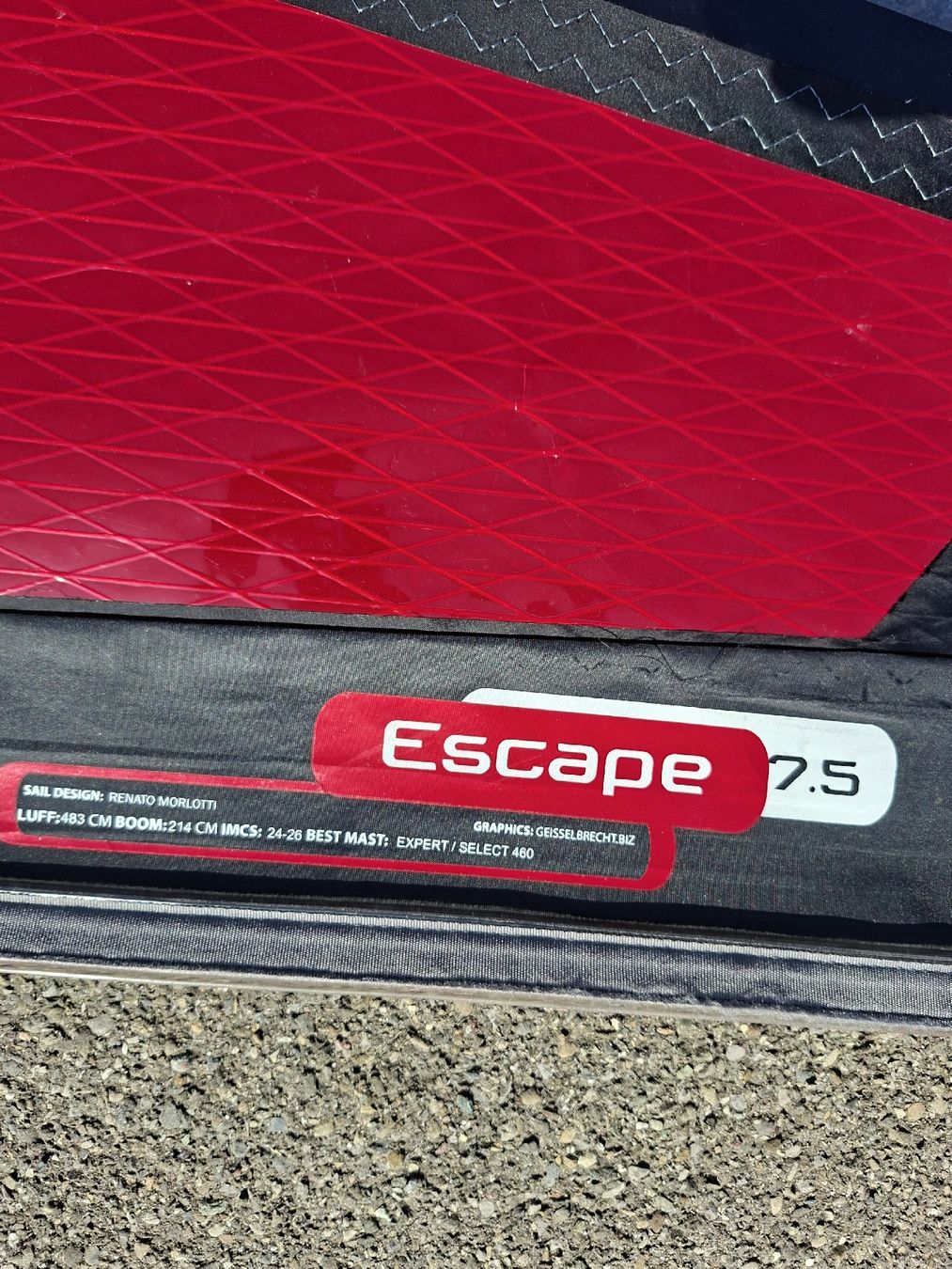 Surfen: Segel Gun Sails Escape 7.5m – Gebraucht aus Fällanden von Nmustang 1