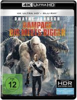 Rampage 4K Ultra HD + Blu-Ray Dwayne Johnson neu