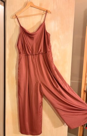 Edler Jumpsuit von Jake*s in Rostrosa