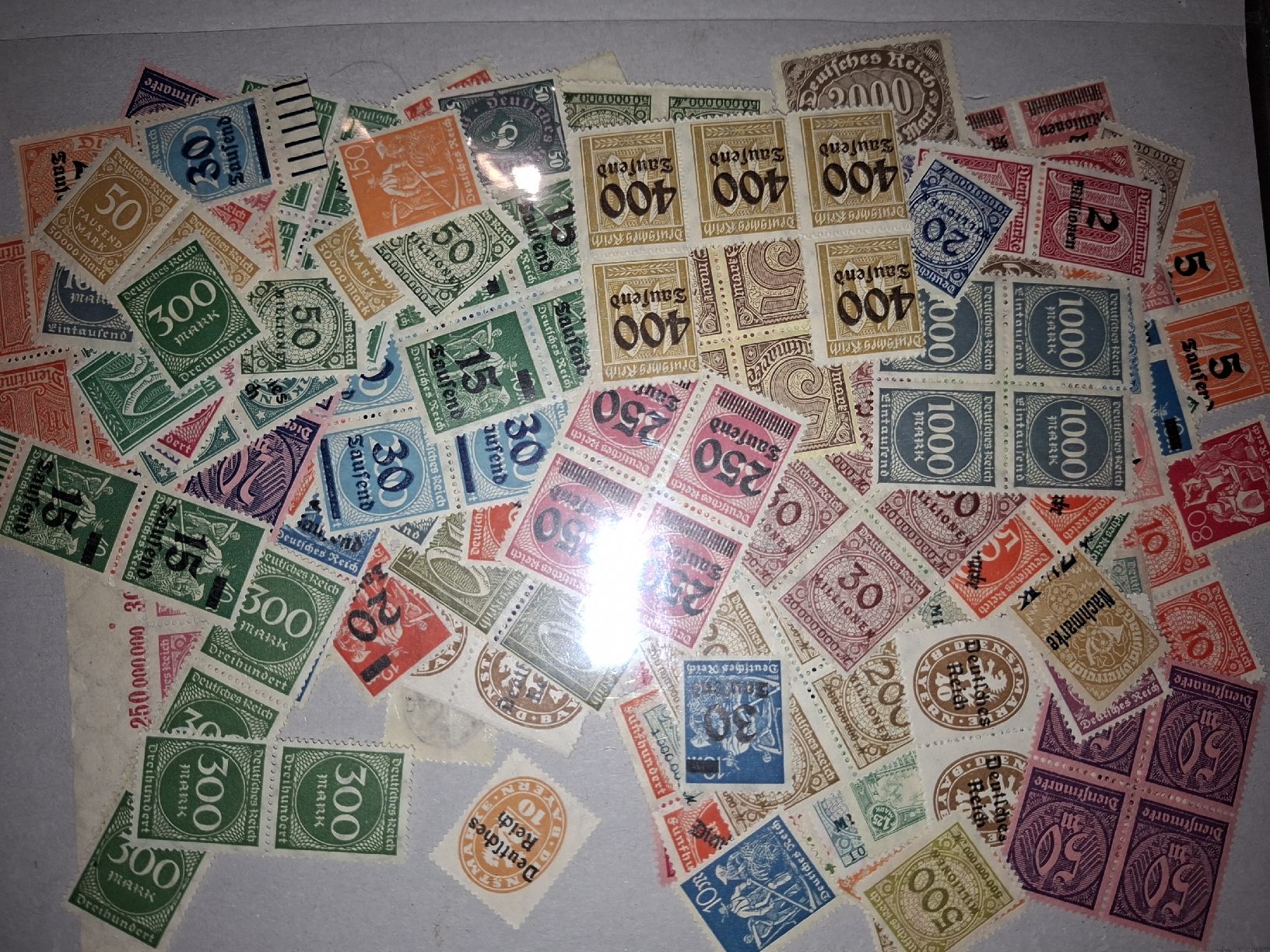 Alle Briefmarken: Briefmarken Deutsches Reich Blocks / einzelmarken  – Gebraucht aus Balgach von SIMEON27 1