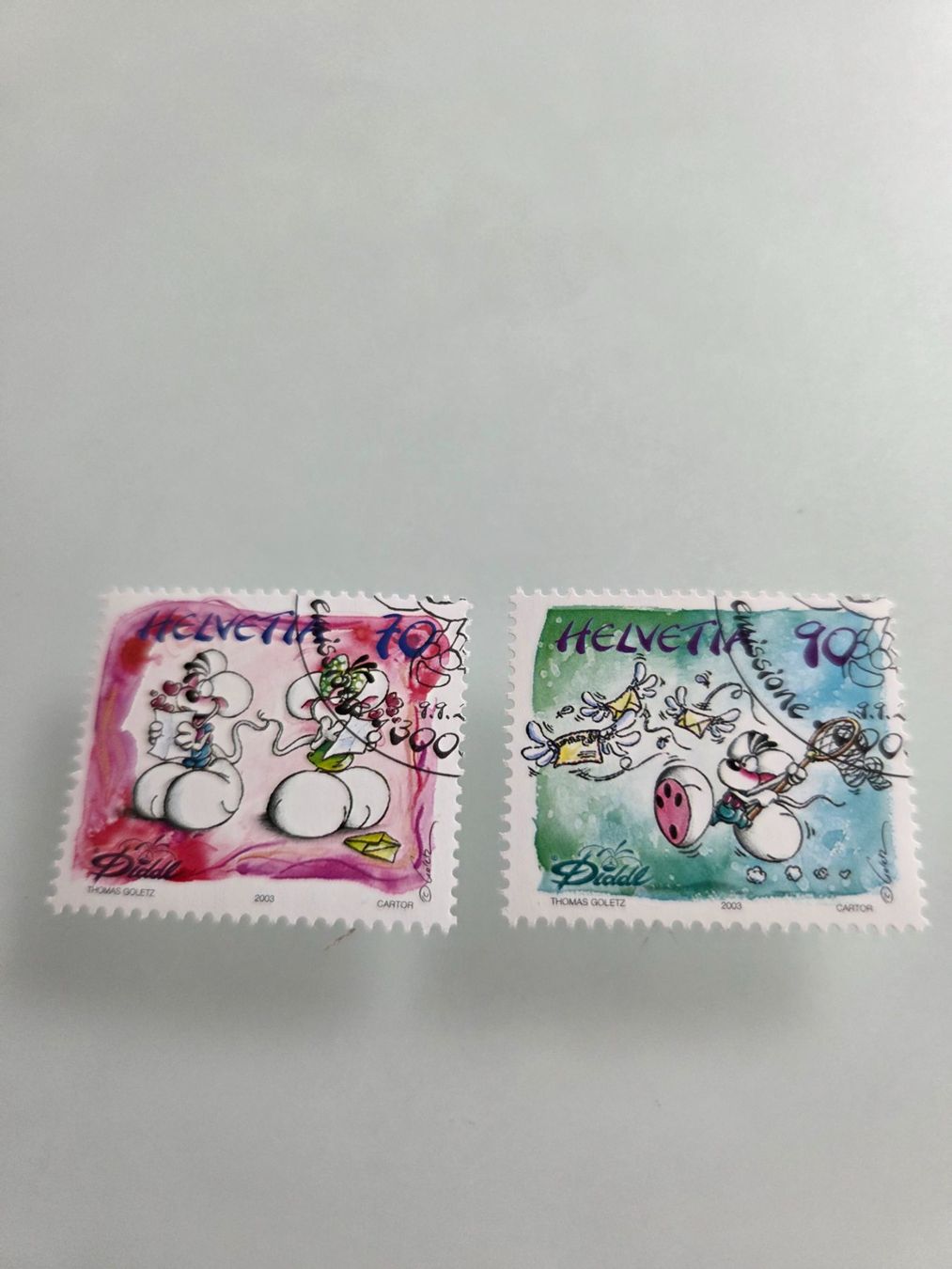 Alle Briefmarken: 2003  Diddl – Gebraucht aus Aarau von Casl63