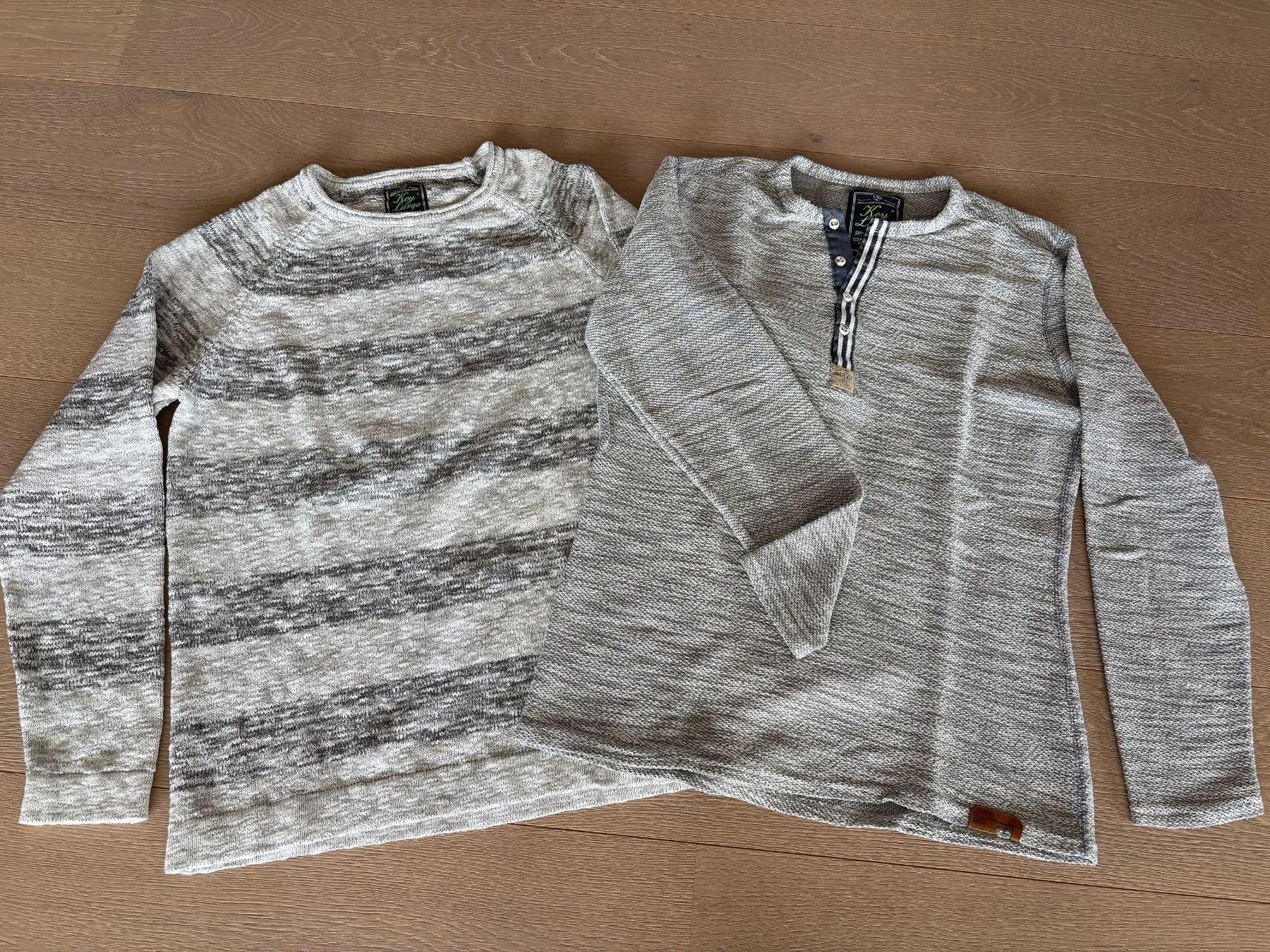Pulls & Sweat-shirts: 2 x Strickpullover von Key Largo, Hellgrau/Grau – D'occasion à Aesch LU par Rovo 1