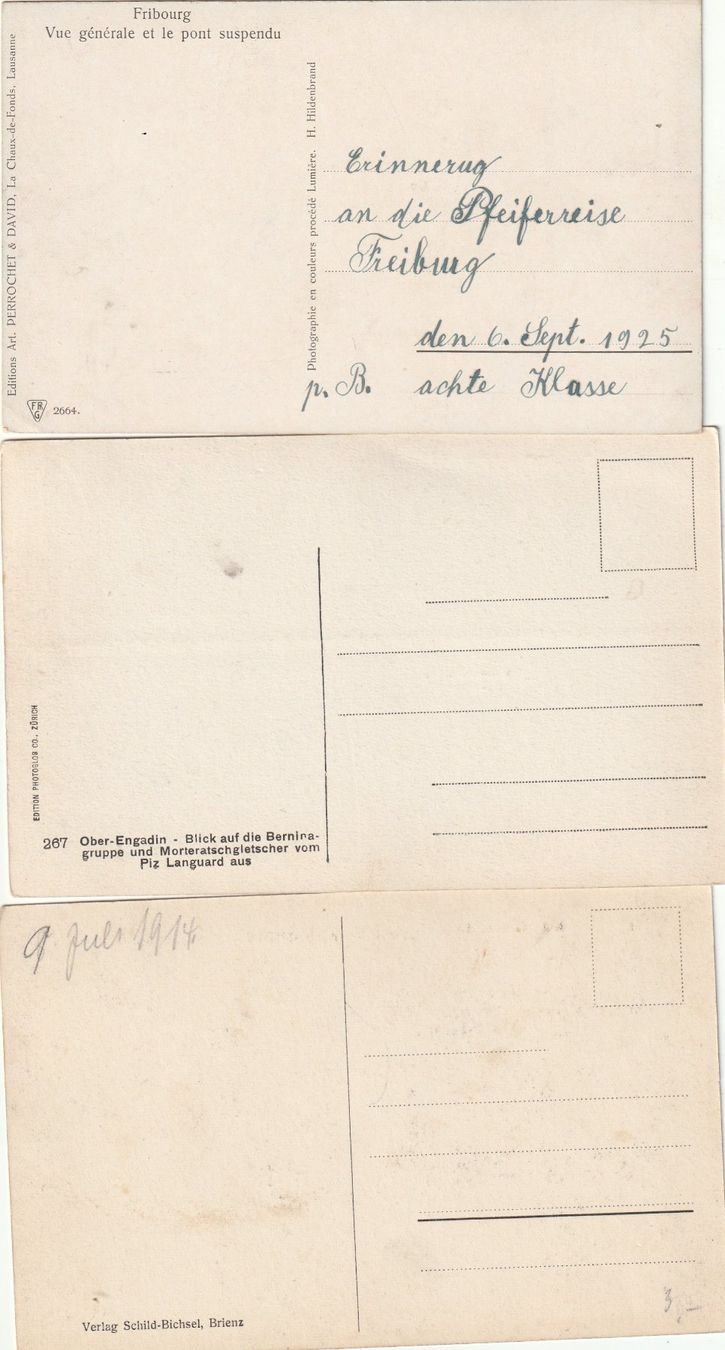 Cartoline postali: 15 verschiedene alte Ansichtskarten Schweiz – Usato da Rupperswil venduto da Ema10 7