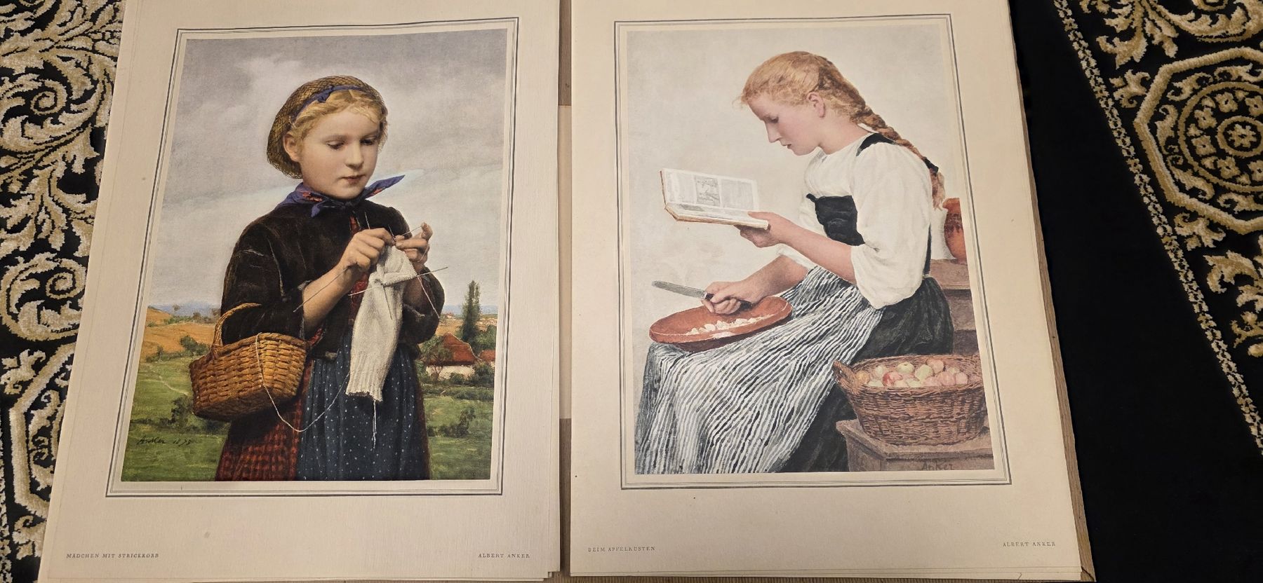 Poster & Bilder: Albert Anker Kunstmappe von 1946 – Gebraucht aus Kaufdorf von Nati-Nati 2