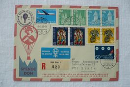 1969 Ballonfahrt z. G. Pestalozzistiftung, Sion