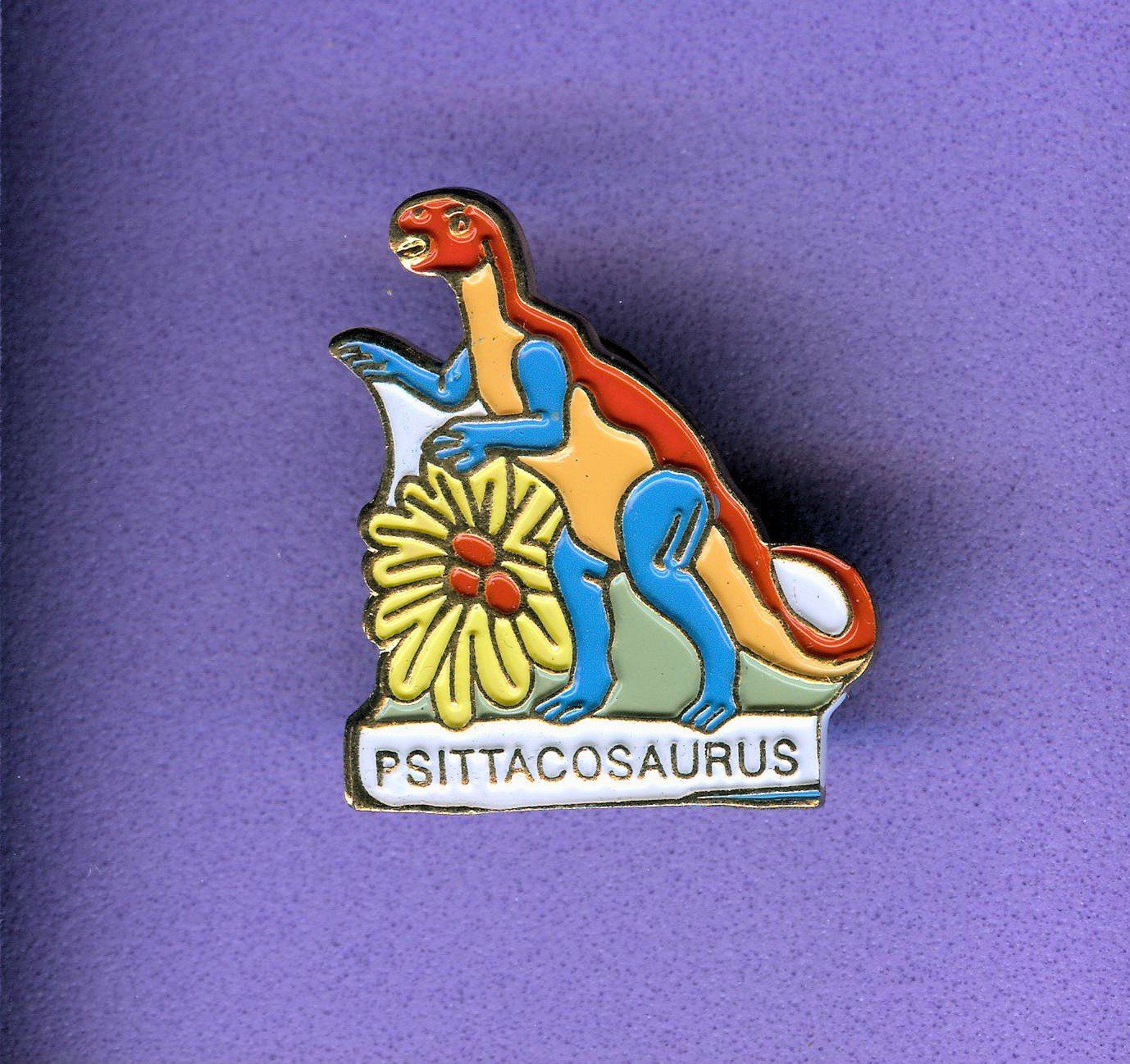 Plaketten & Abzeichen: Saurier  PSITTACOSAURUS – Gebraucht aus Winterthur von Sammleroase
