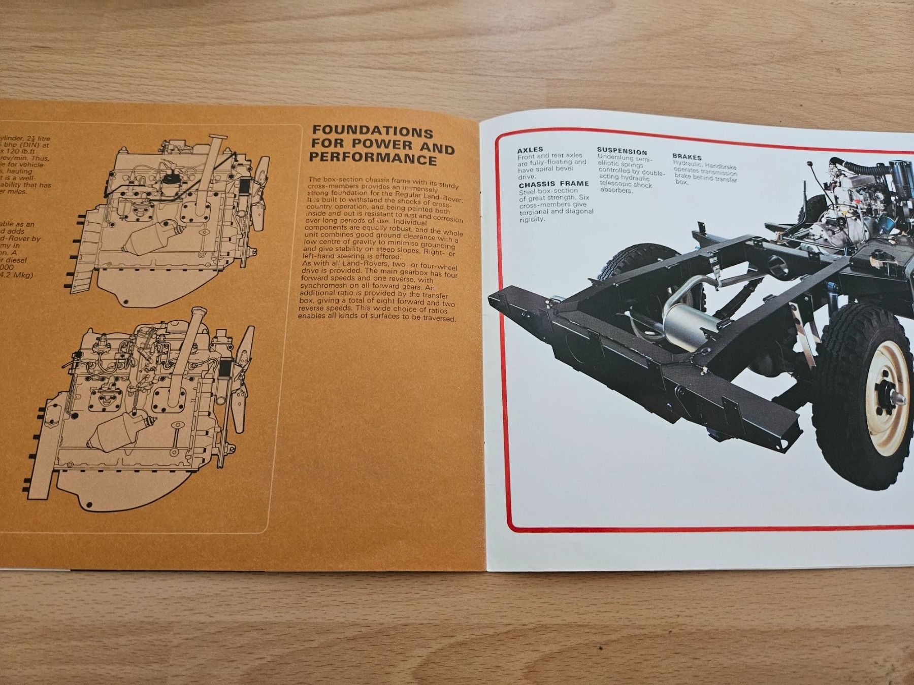 Land Rover Accessori per altri veicoli: Land Rover 88 Wheelbase Regular Prospekt 1974 xa – Usato da Flawil venduto da sr1_f6st 5